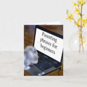 Leuke zinnen voor nieuwe ouders kaart (Gele Bloem)