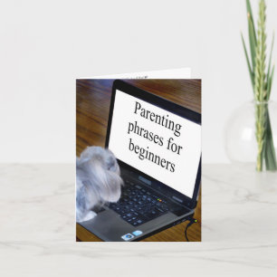 leuke zinnen voor nieuwe ouders kaart