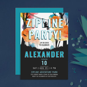 Leuke Zipline Kleurrijke Blue Boy Adventure Waterv Kaart