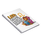 Leuke Zodiac Leeuw ontwerp Notitieboek (Rechterzijde)