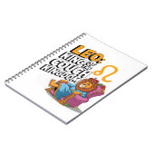 Leuke Zodiac Leeuw ontwerp Notitieboek (Linkerzijde)