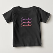 Leuke zoete cute cupcakes baby T-shirt (Voorkant)