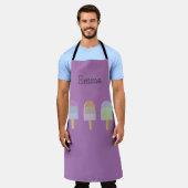 Leuke Zoete Schort Popsicle Ontwerp (Gedragen)