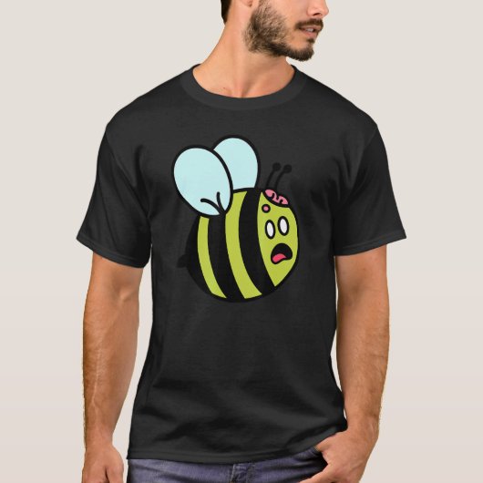 Leuke Zombie Bee Zombee Halloween Graphic Sarcasti T-shirt (Voorkant)