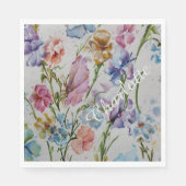 Leuke zomer achtertuin partij servet (Voorkant)