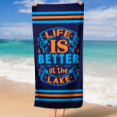 Leuke zomer cadeaus Het leven is beter bij het mee Strandlaken