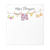 Leuke zomer grillige badpakken Grappig Notitieblok (Voorkant)