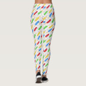 Leuke zomer Ice Poppen en Sprinkles Pattern Leggings (Achterkant)