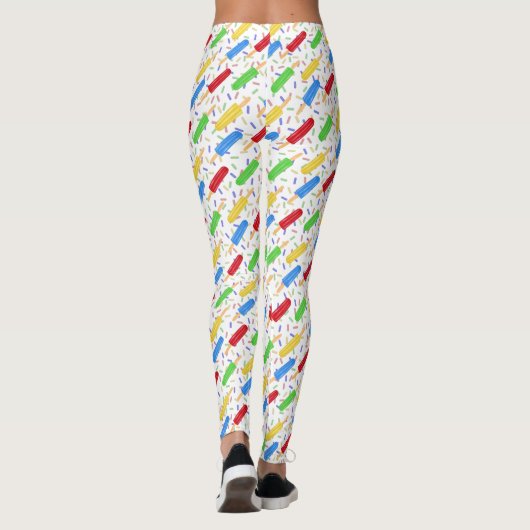 Leuke zomer Ice Poppen en Sprinkles Pattern Leggings (Achterkant)