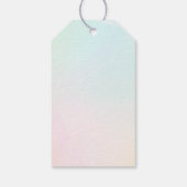 Leuke zomer ijs foto verjaardagsfeestje cadeaulabel (Achterkant)