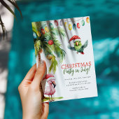 Leuke zomer kerstfeest in juli kaart