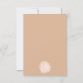 Leuke zomer oceaan kleine parel baby shower bedankkaart (Achterkant)