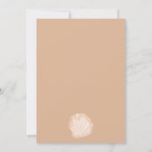 Leuke zomer oceaan kleine parel baby shower kaart (Achterkant)