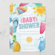 Leuke Zomer Popsicle Klaar voor Pop Baby shower