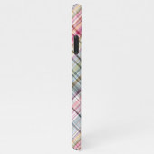 Leuke Zomer Roze Blauw Mint Groen geruite Patroon iPhone Hoesje (Rechterkant)