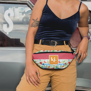 Leuke zomer stijlvol monogram heuptasje