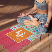 Leuke zomer stijlvol monogram yogamat