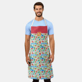 Leuke Zomer Stijlvolle Monogram Schort (Gedragen)