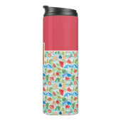 Leuke Zomer Stijlvolle Monogram Thermosbeker (Geroteerd rechts)