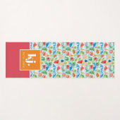 Leuke Zomer Stijlvolle Monogram Yogamat (Voorkant (horizontaal))