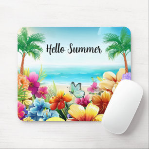 Leuke zomer strand scène muismat