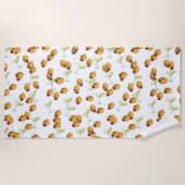Leuke zomer Taco Margarita print patroon Strandlaken (Voorkant)