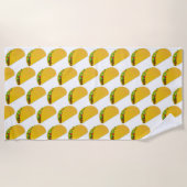 Leuke zomer taco print patroon strandlaken (Voorkant)