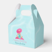 Leuke Zomer Zwembad Party Waterverf Sweet 16 Bedankdoosjes (Voorkant Zijde)