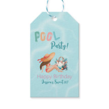 Leuke Zomer Zwembad Party Waterverf Sweet 16