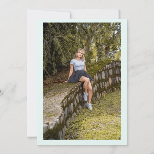 Leuke Zomer Zwembad Party Waterverf Sweet 16 Kaart (Achterkant)