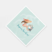 Leuke Zomer Zwembad Party Waterverf Sweet 16 Servet (Hoek)