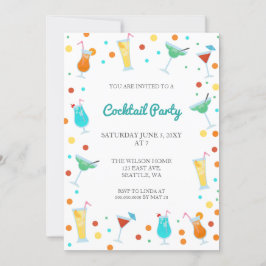 Leuke zomerdrankjes cocktailparty kaart