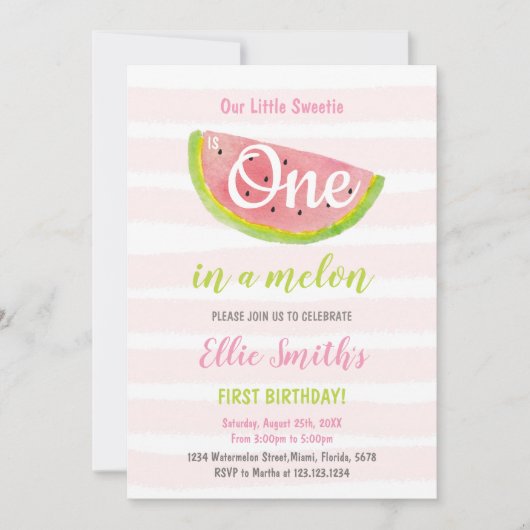 Leuke zomerfeest uitnodigen kaart (Voorkant)