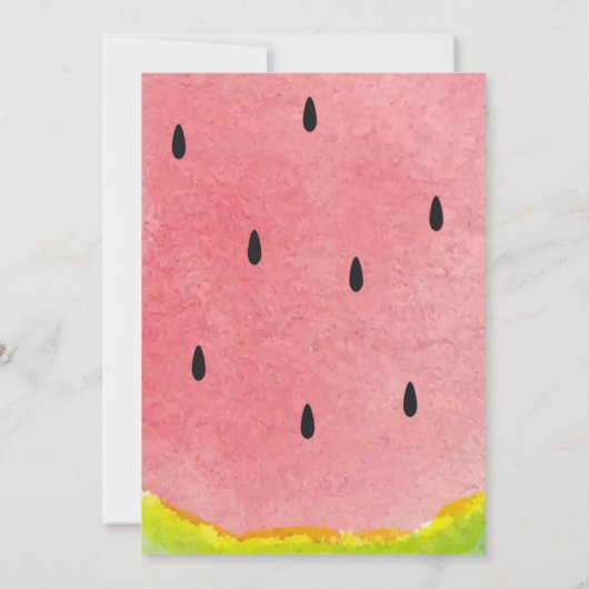 Leuke zomerfeest uitnodigen kaart (Achterkant)