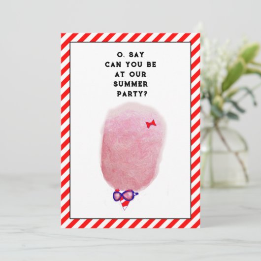 Leuke Zomerfeest uitnodigingen (Staand voorkant)