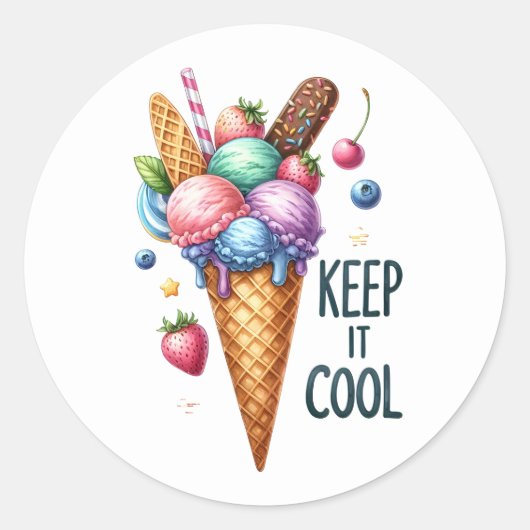 Leuke Zomerijs Stickers (Voorkant)