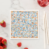 Leuke zomerkleuren verf Splatter Art Pattern Servetten (Insitu)