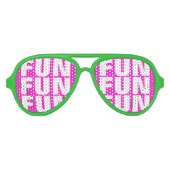 Leuke zomerse feesttinten | Leuke neon kleuren bri Aviator Zonnebril (Voorkant)