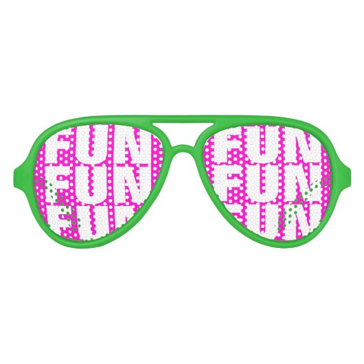 Leuke zomerse feesttinten | Leuke neon kleuren bri Aviator Zonnebril (Voorkant)
