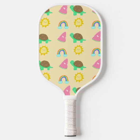 Leuke zomerse pickleballpaddle pickleball paddle (Voorkant)