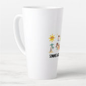 leuke zomerse trui voor kinderen. latte mok (Linkerhoek)