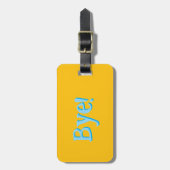 Leuke zomertaslabel bagagelabel (Voorkant verticaal)