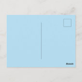Leuke zomertijd aanpasbare strand luiaard briefkaart (Achterkant)