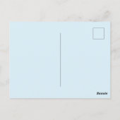 Leuke zomertijd aanpasbare zeepaard briefkaart (Achterkant)