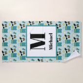 Leuke zomervakantie elementen badhanddoek (Voorkant)