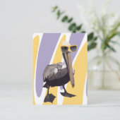 Leuke Zomervibes Pelikaan Vogel Briefkaart (Staand voorkant)