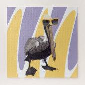 Leuke Zomervibes Pelikaan Vogel Legpuzzel (Verticaal)