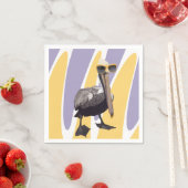 Leuke Zomervibes Pelikaan Vogel Servet (Insitu)