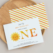 Leuke zon eerste reis rond de zon eerste verjaarda kaart