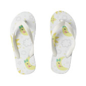 Leuke zon en maan kinder teenslippers (Voetbed)